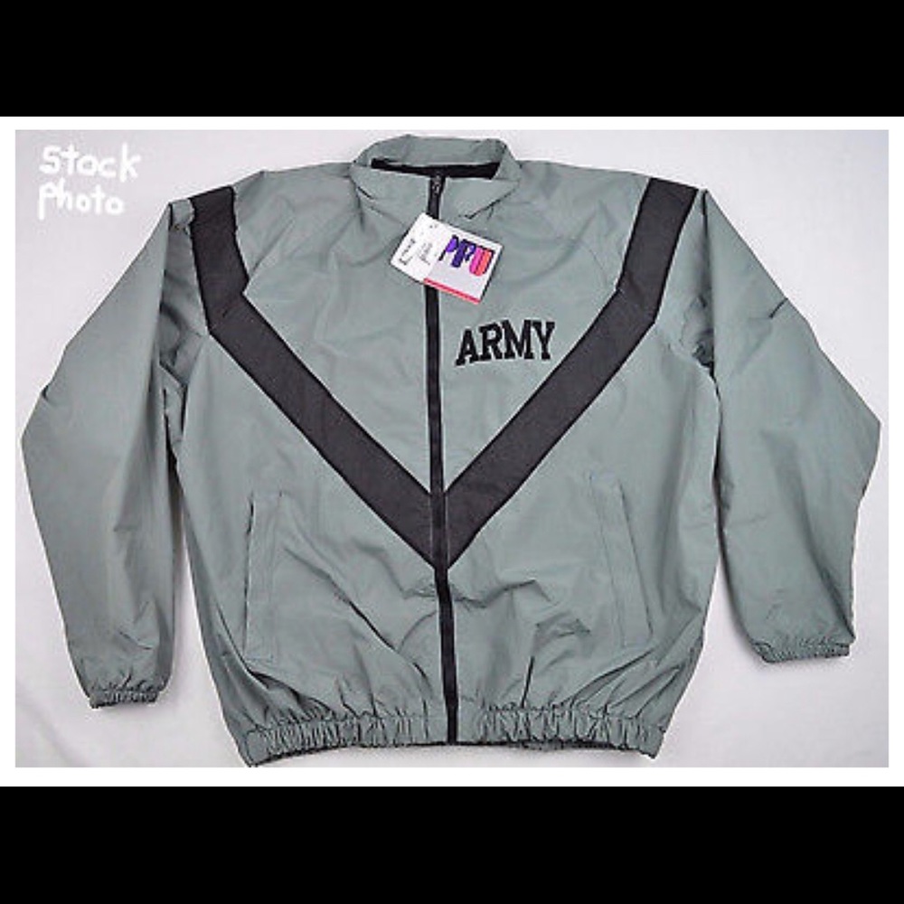 Army Chevron Military PT Jacket